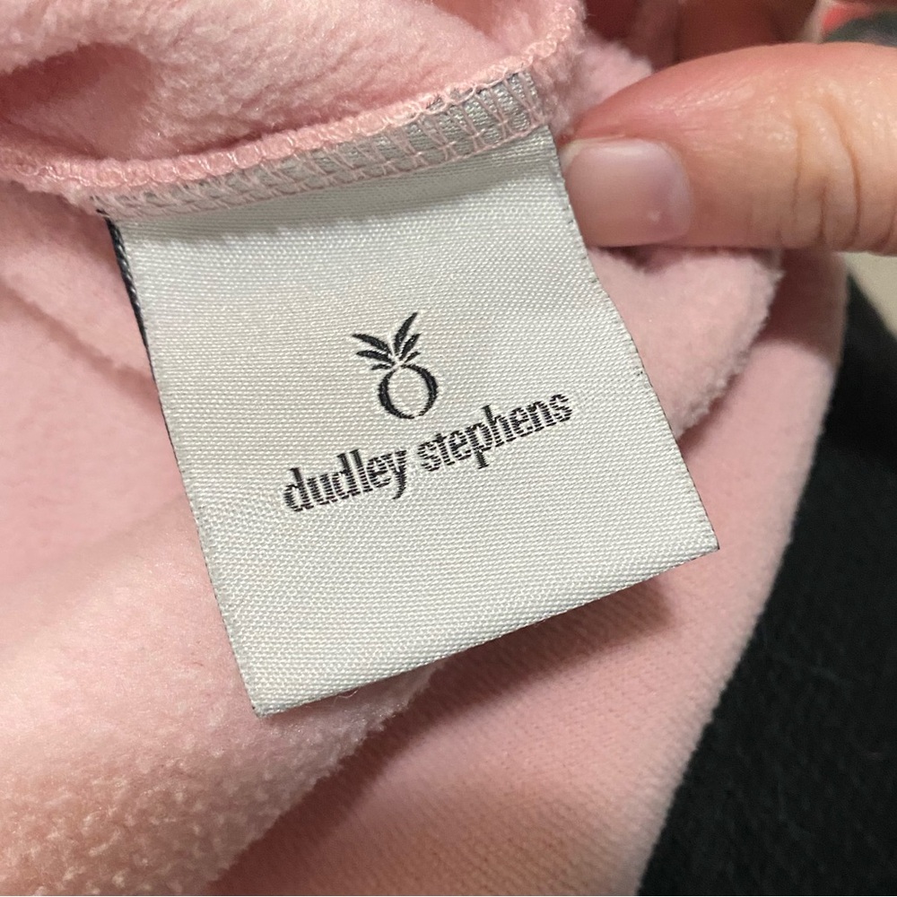 Dudley Stephens Valley V-neck in Terry Fleece Light Pink Size Medium - Picture 5 of 8